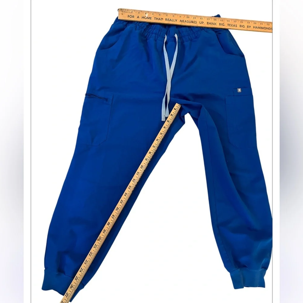 FIGS Scrub Jogger Pants‎ Blue XL Men’s Workwear Medical Scrubs Flawed Zipper